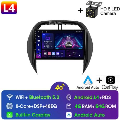 For Toyota RAV4 RAV 4 2003 2004 2005 Car Radio Android Multimedia Video Player Navigation GPS Carplay Touch Screen Auto Stereo