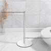 Space-Saving Vertical Towel Rack for Bathroom or Kitchen Countertop Storage