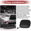 Right Front Car Tow Hook Cover Cap for Toyota Highlander 2014-2016 Bumper Tow Hook Cover No.521270E926 Black Plastic 1 Pc