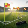 4 Pieces Soccer Corner Flag Long-Lasting Ground Marker Kit Stable
