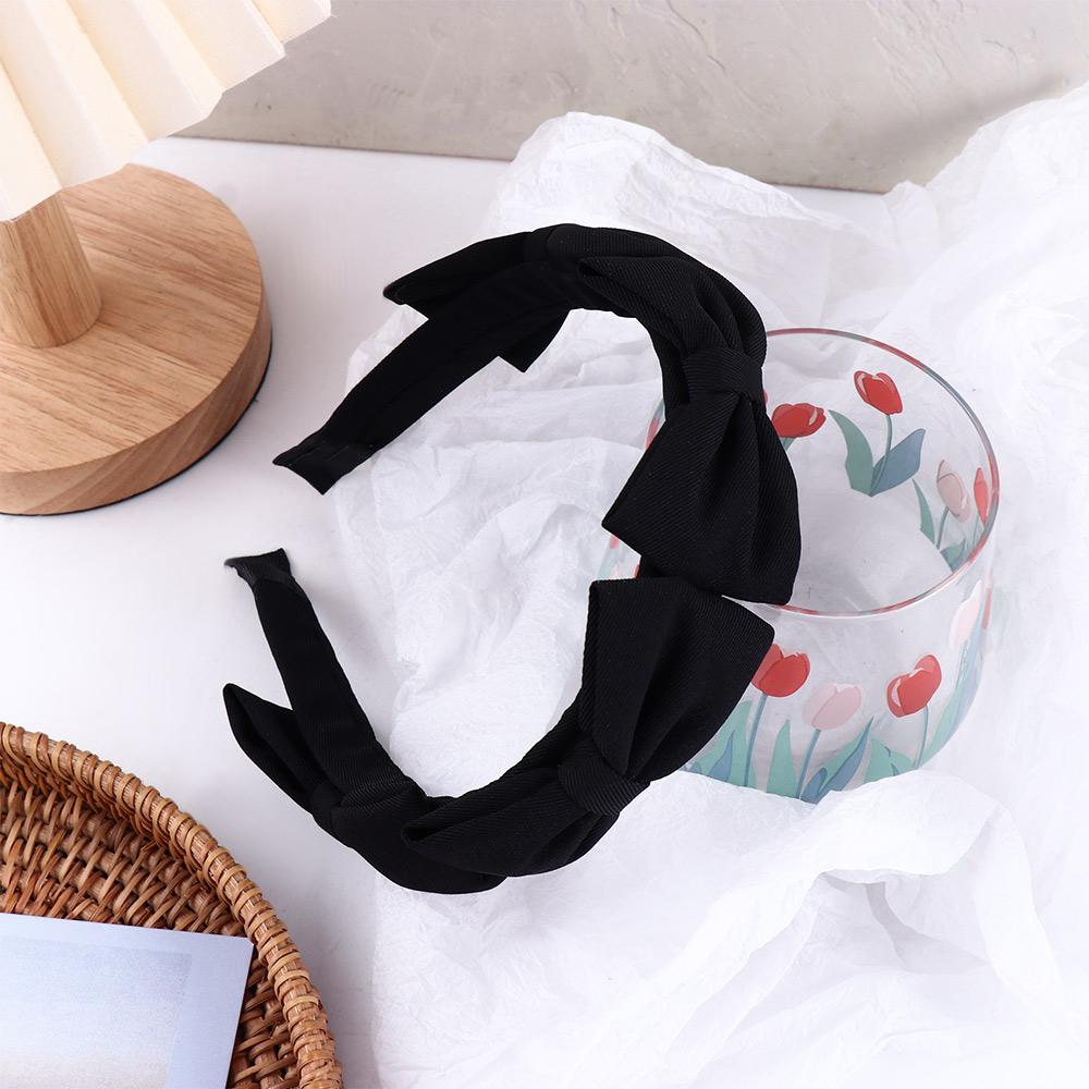 

Темпераментный макияж в корейском стиле повязка на голову с бантом повязка на голову женские аксессуары для волос обруч для волос в стиле суда