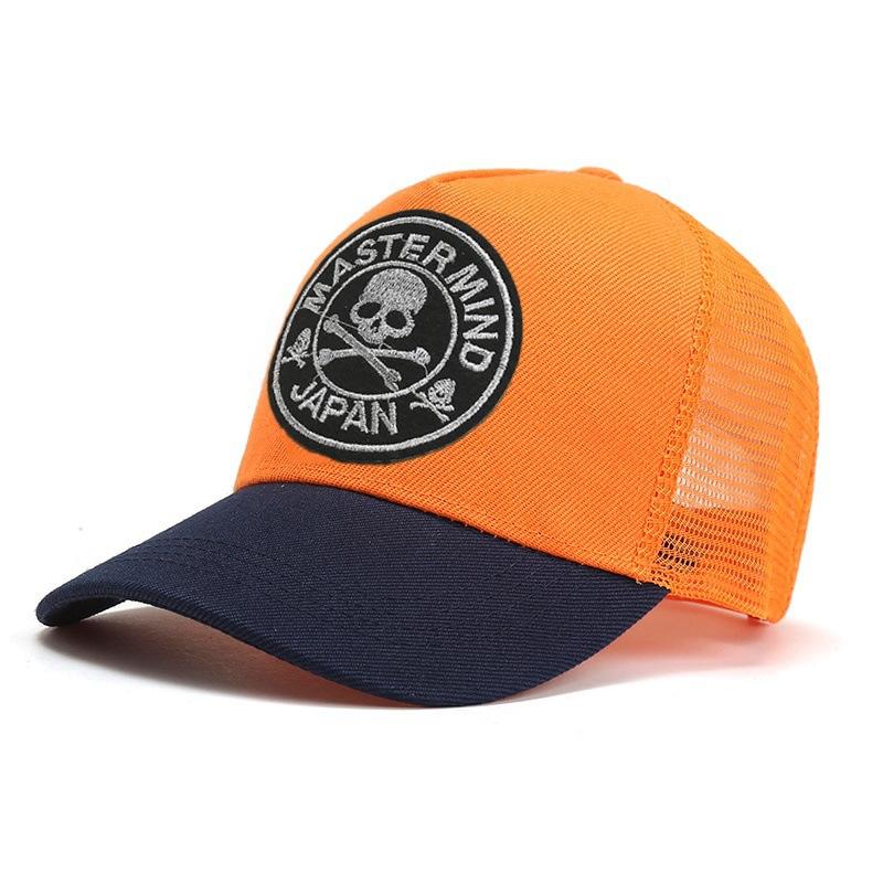 Embroidered cap Men's high-top mesh baseball cap Women's enlarged deepened hat Summer breathable driver's hat