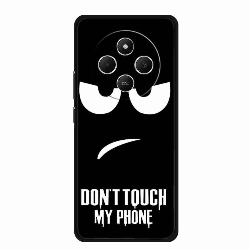 For Xiaomi Poco C75 Case PocoC75 Coque Black Silicone Soft Phone Case For Redmi 14C 14R A3 Pro Back Cover Case Redmi14C 14 C Bag