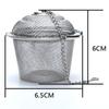 Kitchen Flavor Tea Infuser: 304 Stainless Steel Chain Strainer & Canister for Loose Leaves