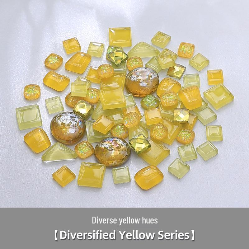 Cuentas de Cristal de Colores para Manualidades de Mosaico