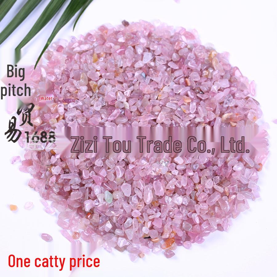 Natural Purple Rose Quartz Gravel for Aquarium, Bonsai, and Nail Art Decor