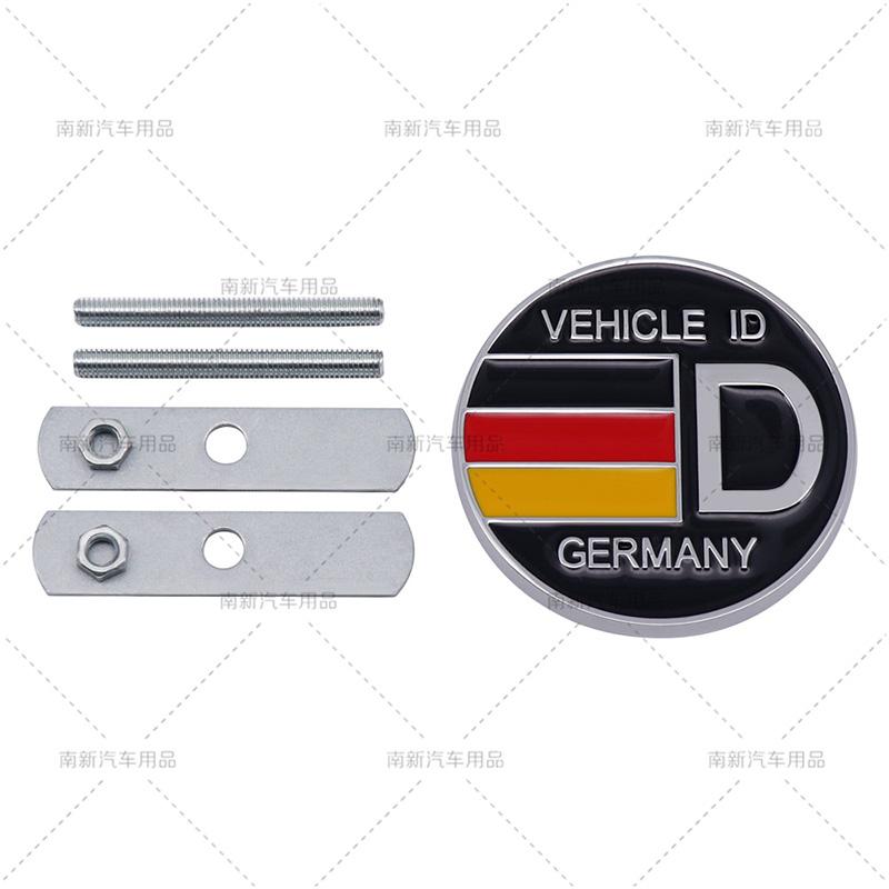 3D Metal Germany Wolfsburg Edition Logo Emblem Car Rear Trunk Sticker Front Grill Badge For VW GTI Golf 2 3 4 5 6 7 MK2 MK3 MK4 AY5