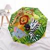 1pc Jungle Animals Automatic Open/Close Umbrella - Portable Collapsible Umbrella with 8-Rib Stability, Fashion Lovers Yy251017093