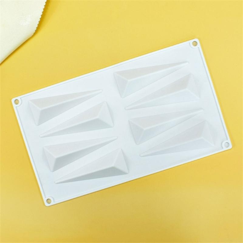 Silicone Fondant Mould Triangular-Rhombus Shape Sugar Mould Cookie Baking Mold for Chocolate DIY Baking Cake Decoration