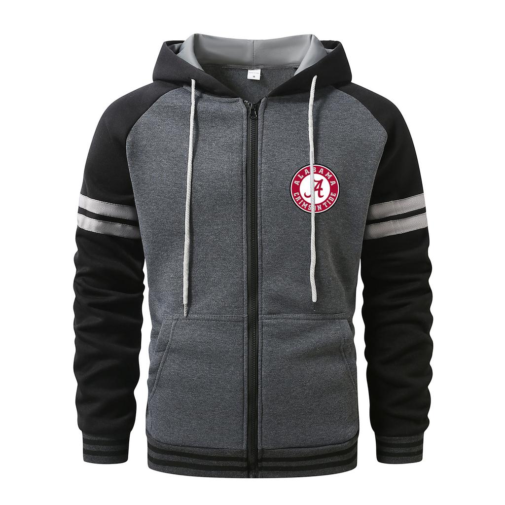 Moletons para Homem Cardigan com Zíper e Capuz Bolso com Capuz Moda Esportiva e ao Ar Livre para Homem Moletons Streetwear Casual Casacos para Homem