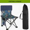 Camping Fishing Folding Chair Portable Outdoor Travel Chairs Camping Backpack Chair With Side Pocket Support 286lbs
