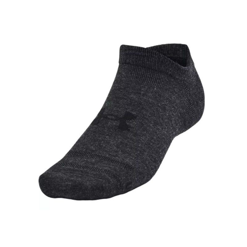 Under Armour Ankle Socks Unisex 3 Pack Black 1382623-001