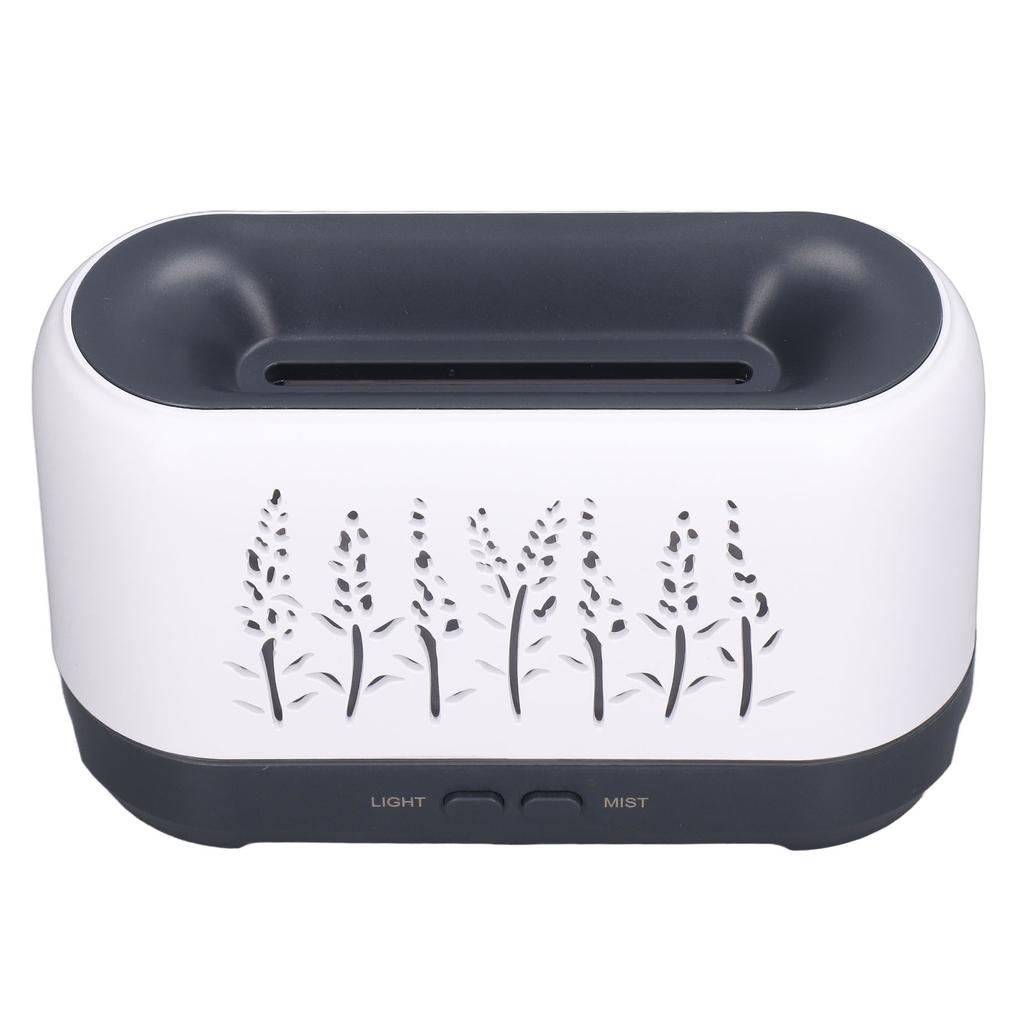 Luftfukter 200ml Hvit Hul Flamme Ultrasonisk Atomisering Stille Aromaspreder Luftfukter