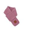 Children's Autumn & Winter Warm Knit Scarf, Versatile Solid Color, Korean Style Neck Warmer for Boys & Girls