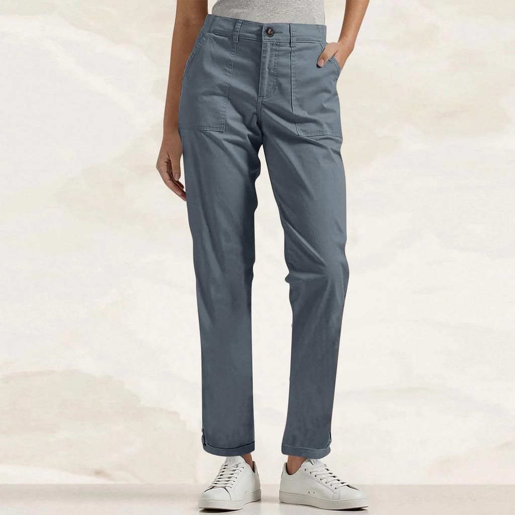 Women's Cargo Pants With 4 Pockets, Lightweight And Quick-drying, Outdoor Travel Casual And Comfortable Summer Pants