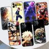 Etui My Hero Academia na Apple iPhone 14 Pro Max 13 11 12 Mini SE 7 8 Plus X XS 6 6S Silikonowa powłoka Pokrowiec na telefon Miękki TPU Funda