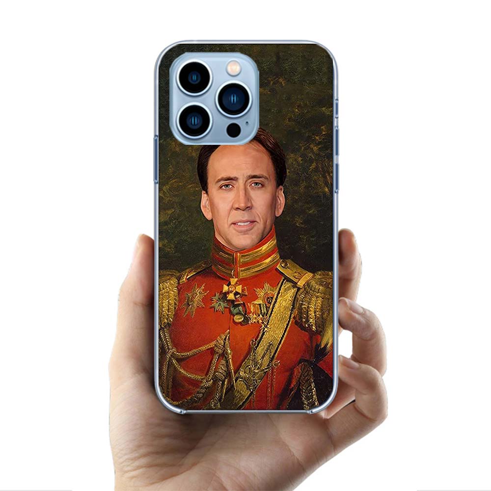 

Funny Nicolas Cage Actor Cases Phone Case For Iphone 17E 16E 17 Air 16 Pro Max 15 Pro 14 Plus 11 13 12 Mini Cover Cases Compatib iPhone 14 Pro