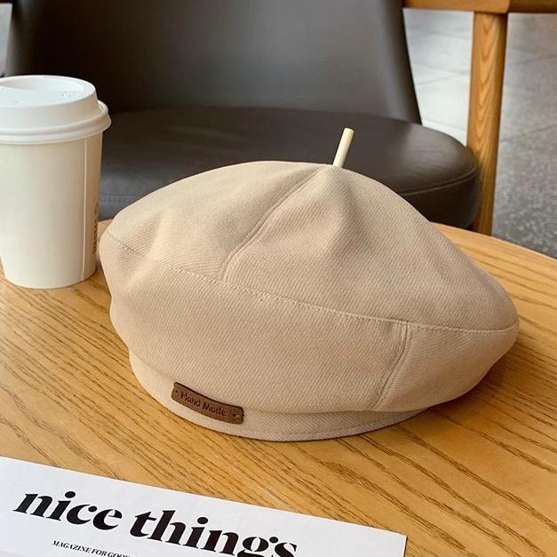 New Autumn Women's Beret Fashion British Style Artist Hat Retro Versatile Show Small Face