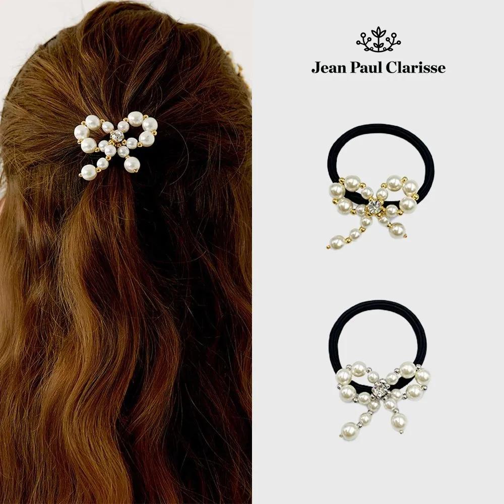 Ribbon Ball Pearl Ponytail LFPT0759 Gold