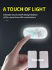Lumină tactilă LED de înaltă luminozitate Încărcare prin USB Iluminare interioară a mașinii Autocolant magic Lampă ambientală cu mod stroboscopic pentru mai multe culori