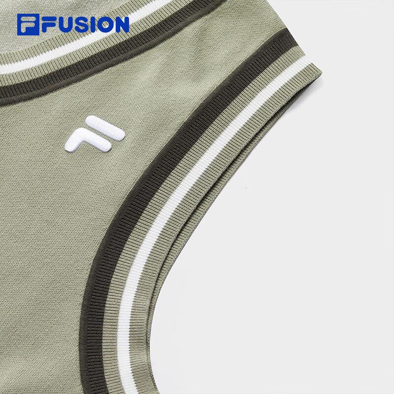 FILA FUSION Women's V-Neck Woven Sweater Vest