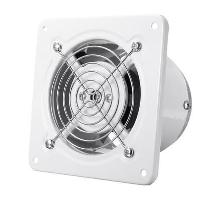 4/6/8" Exhaust Fan Metal Iron Ventilation Extractor,Silence with Anti-backflow Check Valve Window&Wall Mount Vent Fans for Home