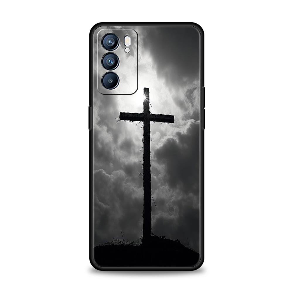 Christian Bible Jesus Phone Case For Oppo Reno14 Reno13 Reno12 11 F 10 Find X5 X9 Pro A54 5G A53 A52 A9 A78 4G A79 A80 A98 Cover