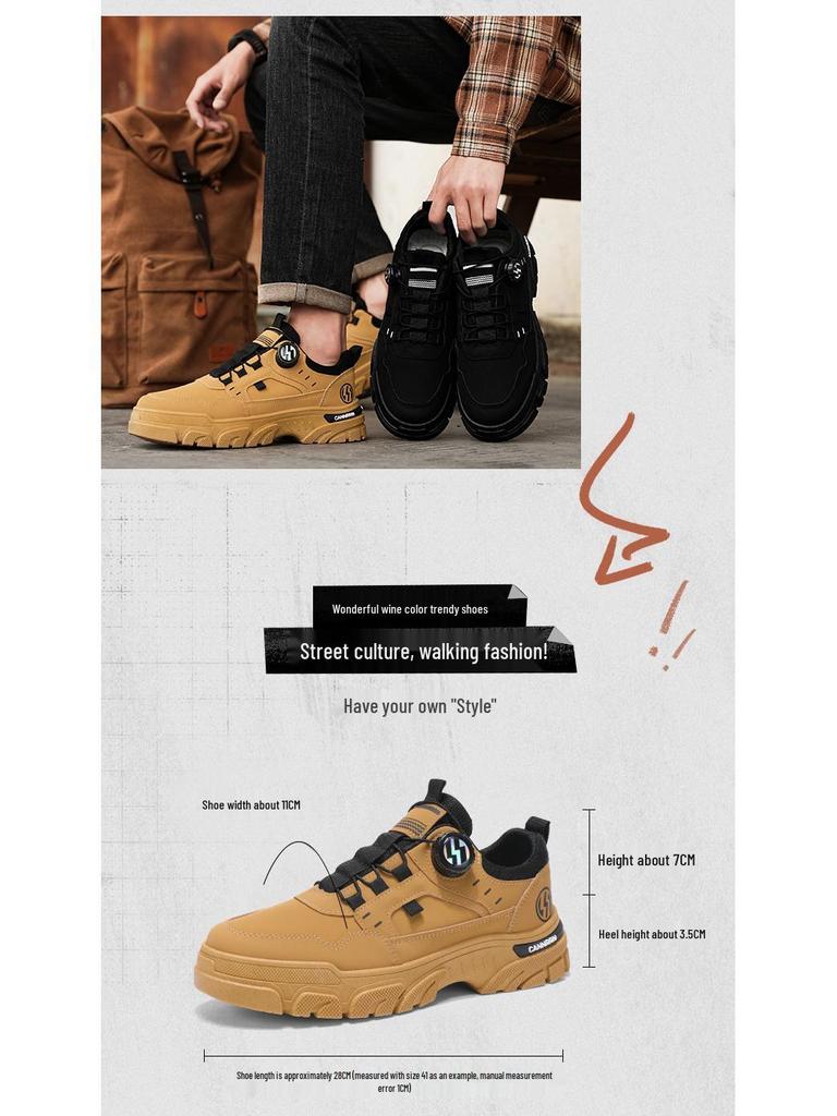 Męskie 2025 Wiosenne Wodoodporne Wsuwane Sportowe Casualowe Buty Niskie