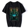 Cthulhu Lovecraft T-Shirt Horror Monster Auf T-Shirt Gedruckt Herren Mode Lässig Baumwoll-T-Shirt Herren Muttertags-T-Shirts Oberteile Stoff...