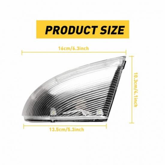 RH Right Mirror Turn Puddle Signal Indicator Light For 09-14 Dodge Ram 1500 2500