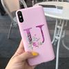 For Xiaomi Redmi 9A Case Silicone Soft TPU Back Phone Protector Shell For Xioami Redmi 9AT 9 A Redmi9A T Cute Letters Cover Bags