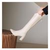 Winter Fluweel Hoge Hakken Hoge Laarzen voor Dames