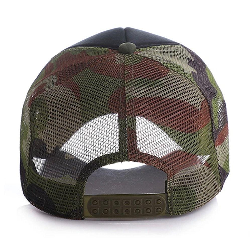 Camouflage Baseball Cap Sun Protection Trucker Cap Casual Driver Cap Summer