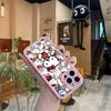 Sanrio TK Sandpaper Cute Pink Phone Case for Apple 16