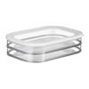 Three-Layer Transparent Food Storage Box for Cooked Meat and Bacon with Lid
