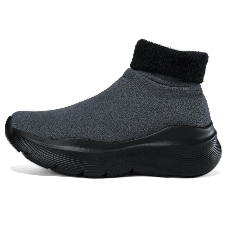 New Warm Men Casual Sneakers Comfortable Mens Ankle Boots Lightweight Couple Walking Running Shoes Mesh High Top Man Socks Shoes