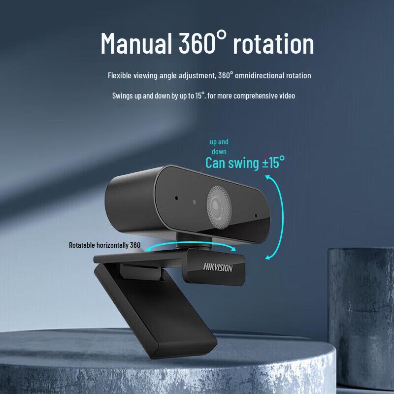 HIKVISION DS-E14a 2K USB Webcam with Autofocus and Mic