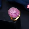 CMM Boho-Schmuck, verstellbarer Mikro-Pavé-Zirkonia-Luxus-Fingerring für Damen, Verlobung, Hochzeit, Party