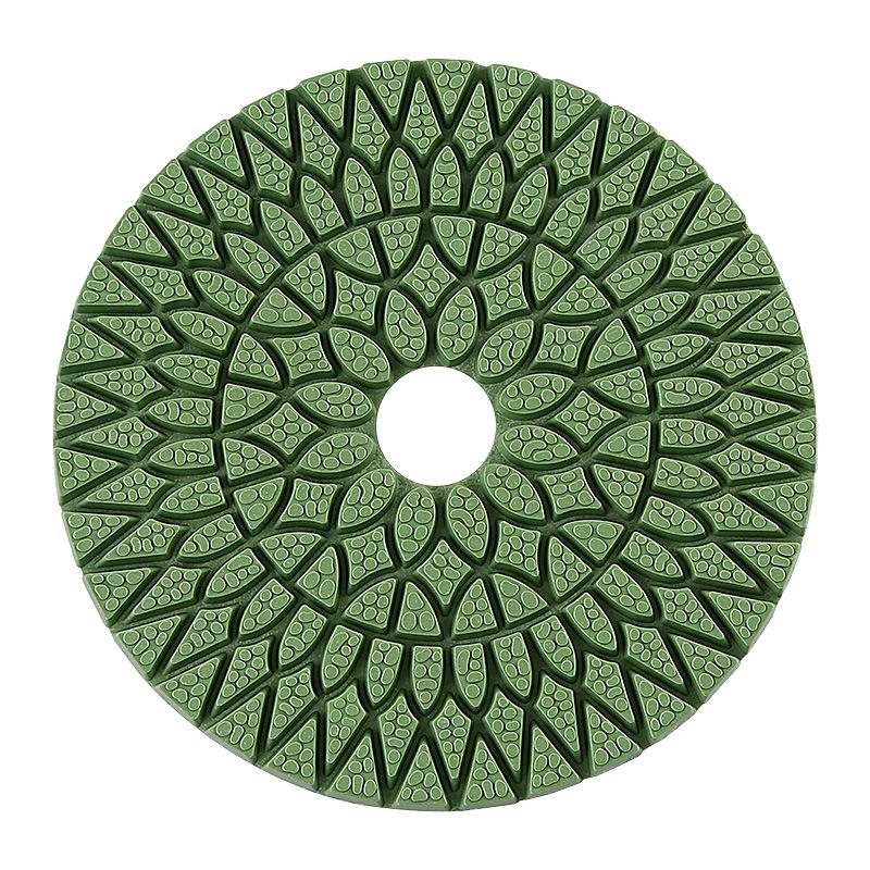 4-inch Wet Polishing Pads for Marble, Granite, Quartz, and Stone Floors