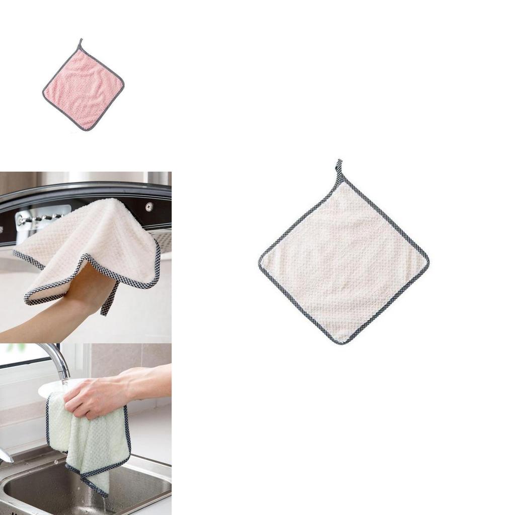 Super Absorbent Microfiber Cleaning Rag Versatile Kitchen Towel For Effortless Household Chores