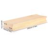 Two-Way Radius Sanding Block For Fret Leveling Fingerboard Guitar Sanding Block Maple Wooden Guitar Fret Leveling Tools