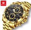 New Mens Watches OLEVS Top Luxury Brand Big Dial Watch Men Waterproof Quartz Wristwatch Sport Chronograph Clock Relogio Masculin