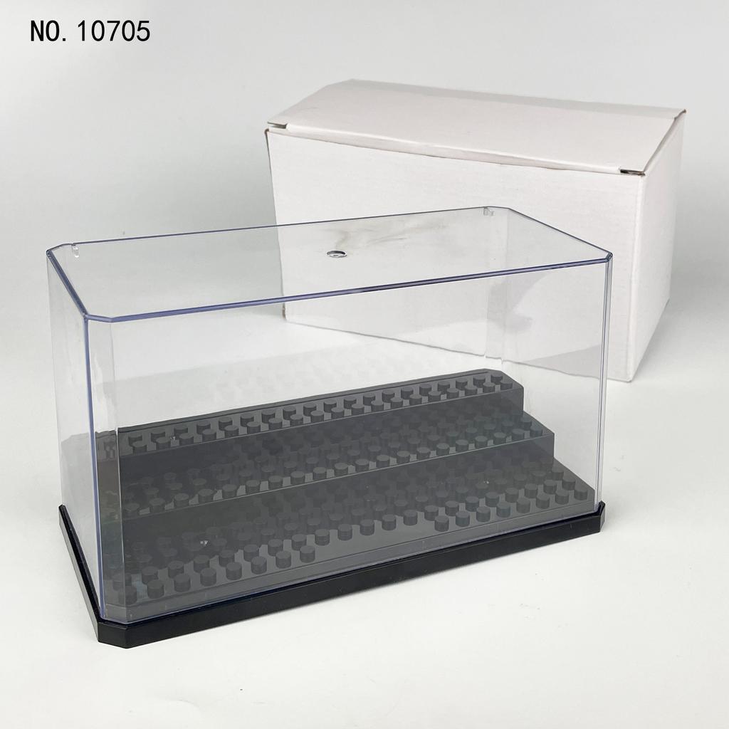 Aufbewahrungsbox Transparent Schmuckstück Dritte Ordnung 10705 Vitrine Kleine Partikel Baustein Spielzeug Modell Figur