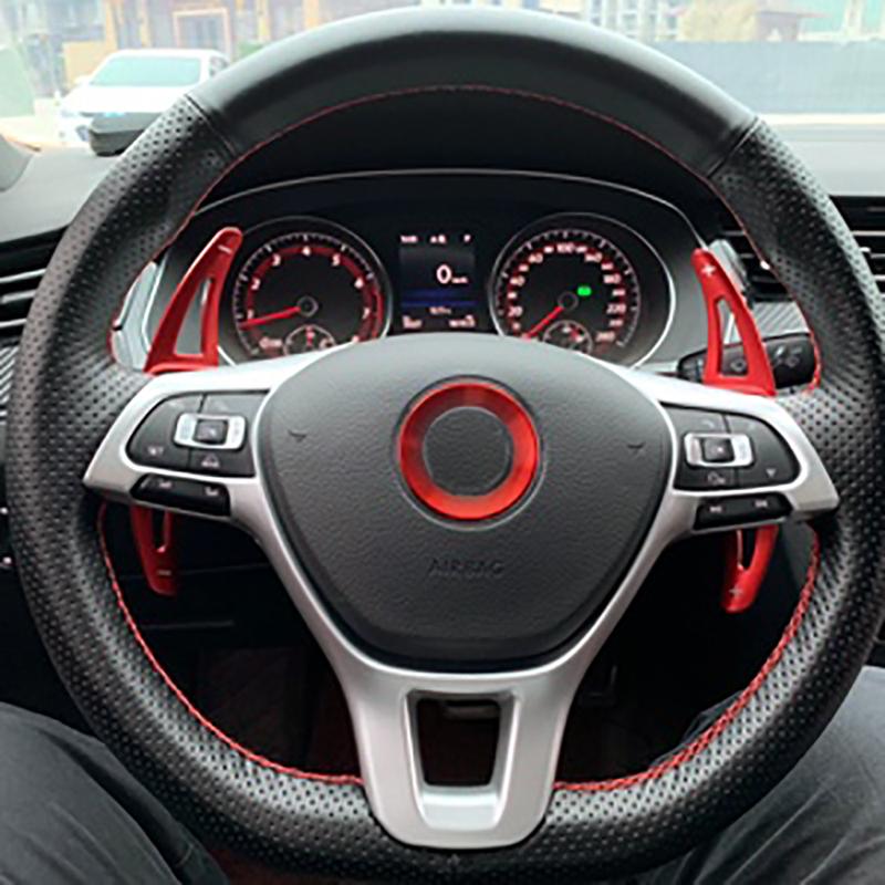 For Volkswagen Tiguan MK2 Variant VW Golf7 Alltrack T-Cross Amarok Passat Car Steering Wheel DSG Shift Paddles Shifter Extension