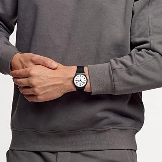 SWATCH Wristwatch TWICE AGAIN Classic SO29B703 Black