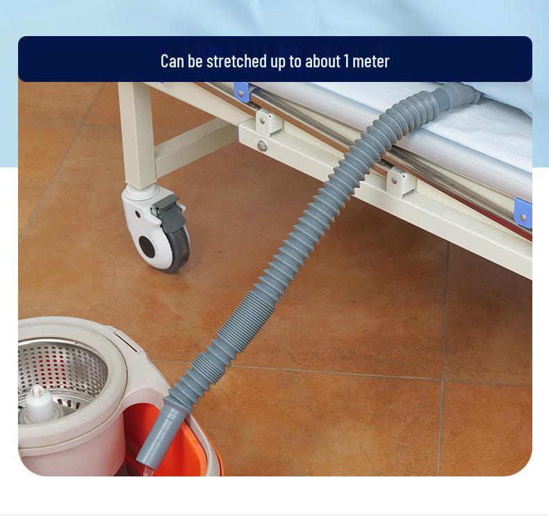 Folding Manual Crank Movable Bath Bed for Paralyzed Elderly in Nursing Homes