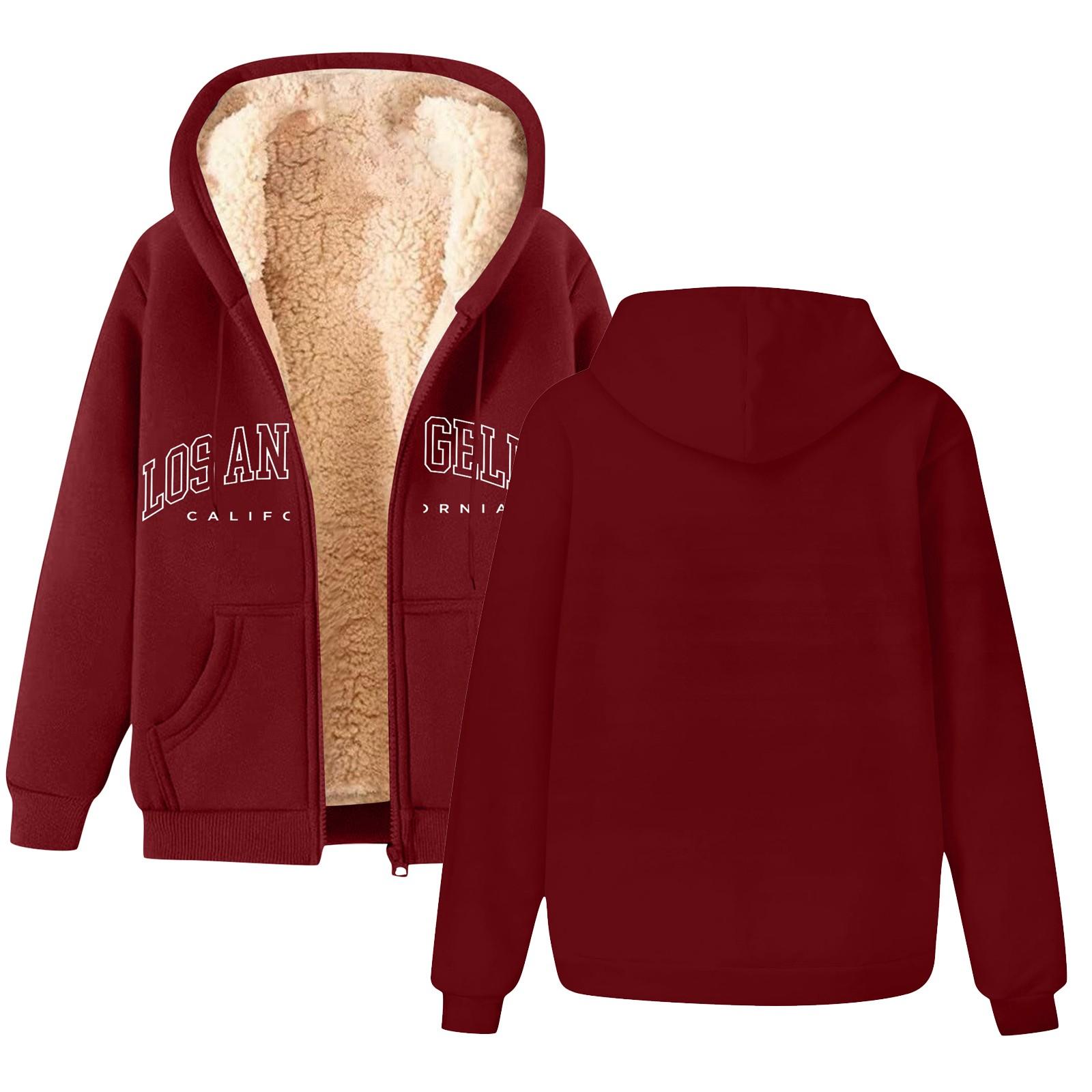 

Мужская и женская мода. Одно и то же пальто с флисовой толстой толстовкой с капюшоном. Кардиган с капюшоном. XL винный