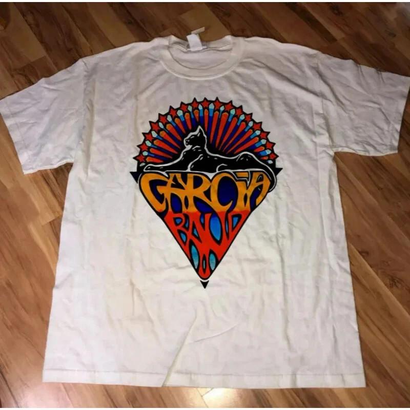 Jerry Garcia Band Graphic On Tour T Shirt Full Size S-5XL S