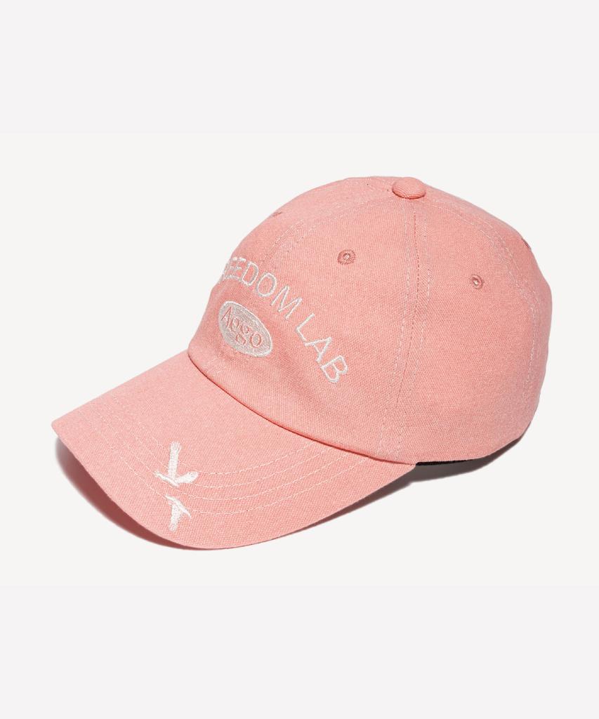 AEGO FREEDOM LAB Signature Logo Cap_Peach Pink