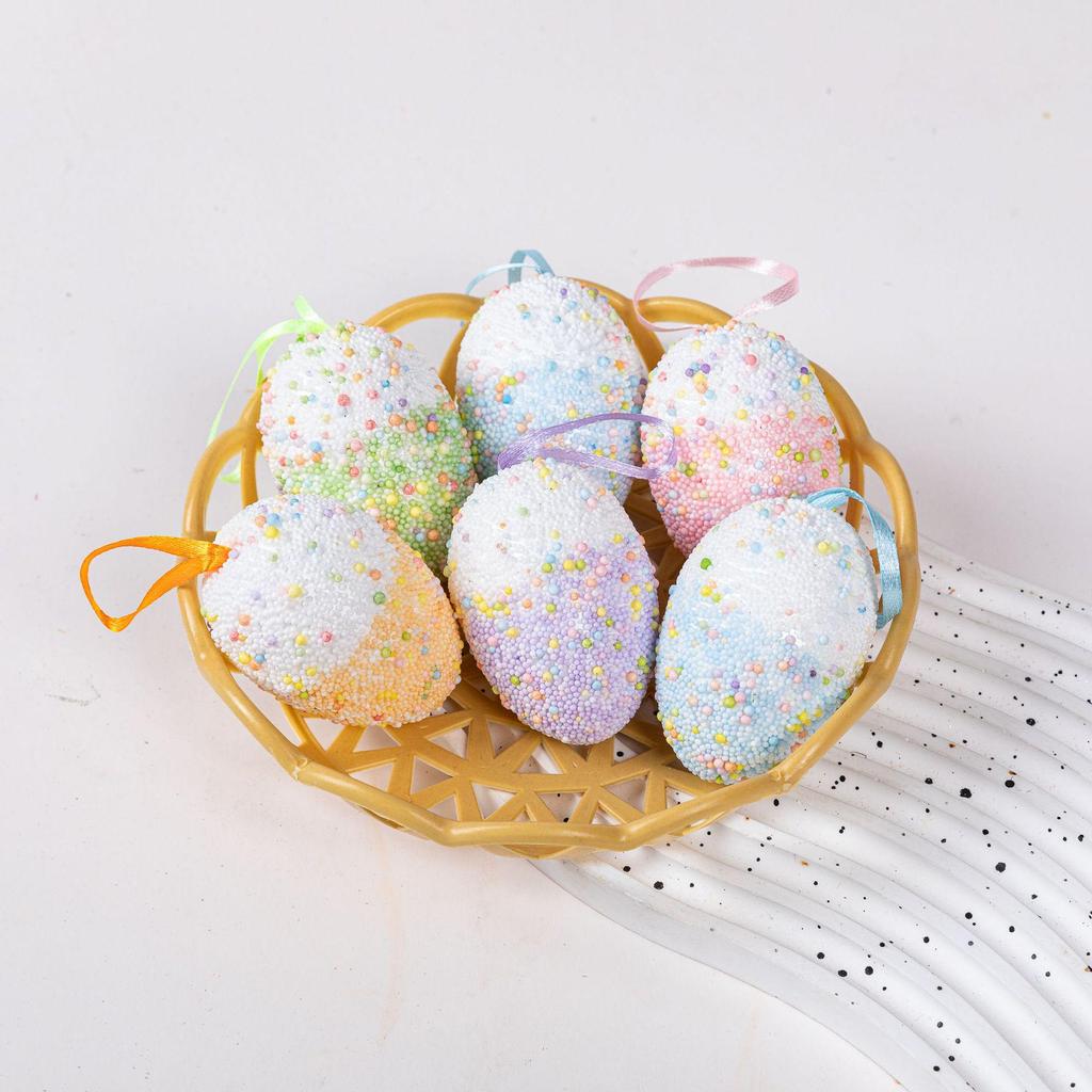W magazynie: Kolorowe Piankowe Jajka Wielkanocne 3x4cm do Świątecznej Dekoracji